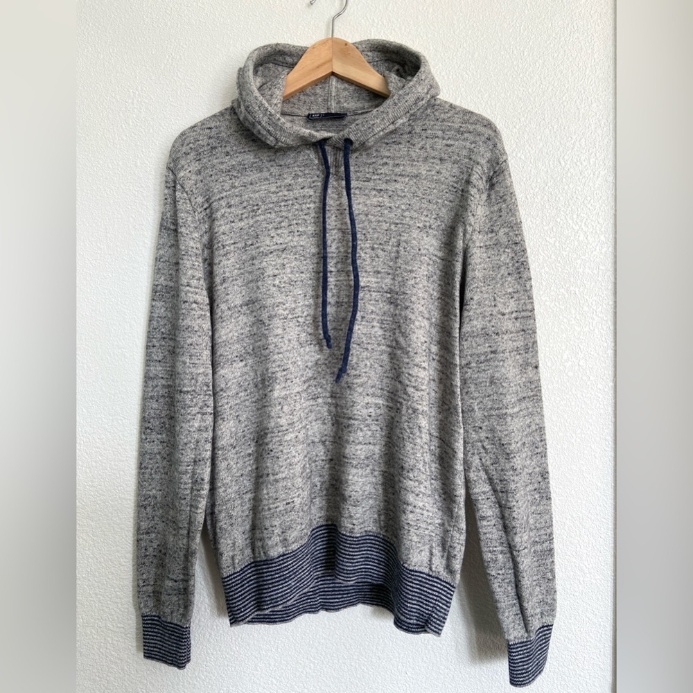 Mens Gap gray heathered hoodie